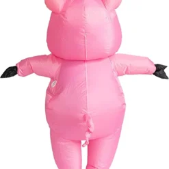 Spooktacular 8ft Adult Inflatable Pig Halloween Costume - Group Costumes -Halloween Costumes Sales 2022 Piggy Full Body Inflatable Costume Adult 4
