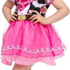 Spooktacular Girls Pink Cowgirl Halloween Costume - Kid Halloween Costumes -Halloween Costumes Sales 2022 Pink Cowgirl Costume For Role Play Cosplay Girls 1
