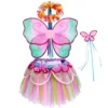 Spooktacular Girls Fairy Tutu Dress Costume - Kid Halloween Costumes -Halloween Costumes Sales 2022 Pink Rainbow Fairy Princess Costume for Girls Dress Up with Tutu Dress and Accessories result