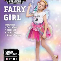 Halloween Costumes Sales 2022 -Halloween Costumes Sales 2022 Pink Rainbow Fairy Princess Costume for Girls Dress Up with Tutu Dress and Accessories 结果