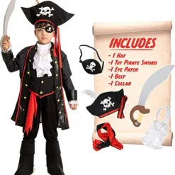Spooktacular Boys Pirate Halloween Costume - Group Costumes -Halloween Costumes Sales 2022 Pirate Costume Child 1 结果
