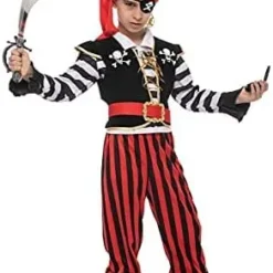 Spooktacular Boys Fierce Pirate Captain Halloween Costume - Group Costumes -Halloween Costumes Sales 2022 Pirate Costume For Role Play Cosplay Child 1 结果