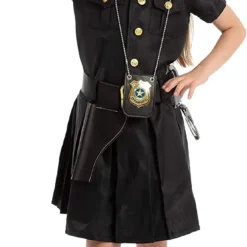 Spooktacular Girl Cop Halloween Costume - Kid Halloween Costumes -Halloween Costumes Sales 2022 Police Officer Costume Child 3