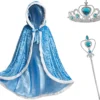 Spooktacular 3Pcs Princess Costume Cosplay Accessories Set (Blue) - Costume Accessories -Halloween Costumes Sales 2022 Princess Costume Cosplay Accessories Set Blue 4