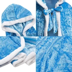 Spooktacular 3Pcs Princess Costume Cosplay Accessories Set (Blue) - Costume Accessories -Halloween Costumes Sales 2022 Princess Costume Cosplay Accessories Set Blue 5