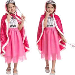 Spooktacular 3pcs Kid Princess Halloween Costumes - Costume Accessories -Halloween Costumes Sales 2022 Princess Costume Cosplay Accessories Set Pink 7