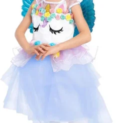 Spooktacular Kids Unicorn Princess Halloween Costume - Kid Halloween Costumes -Halloween Costumes Sales 2022 Princess Unicorn Dress Costume Role Play Cosplay Child 4