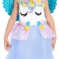 Spooktacular Kids Unicorn Princess Halloween Costume - Kid Halloween Costumes -Halloween Costumes Sales 2022 Princess Unicorn Dress Costume Role Play Cosplay Child 6