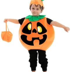 Spooktacular Kids Wacky Pumpkin Halloween Costume - Kid Halloween Costumes