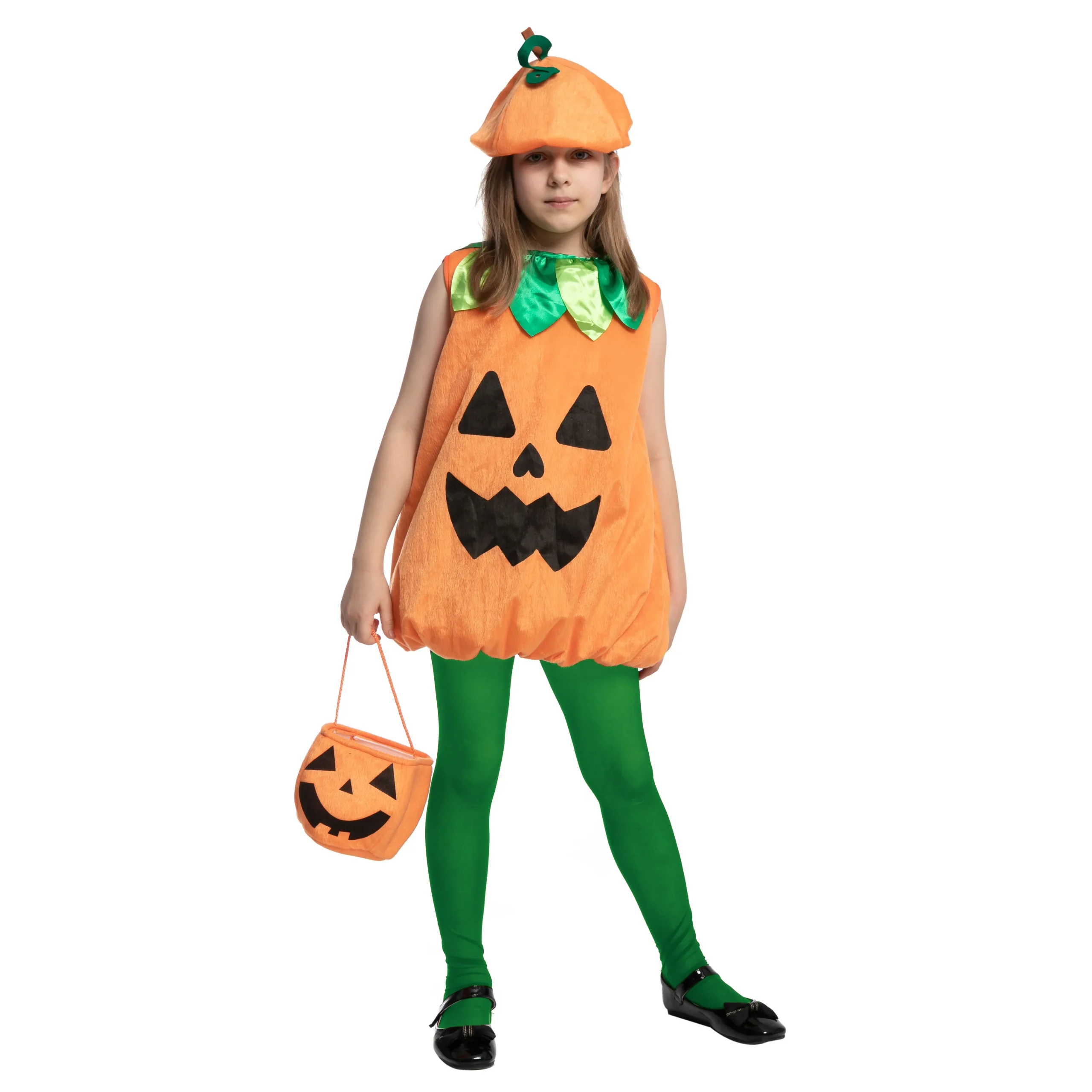 Spooktacular Girl Pumpkin Dress Costume - Kid Halloween Costumes 3 Spooktacular Girl Pumpkin Dress Costume - Kid Halloween Costumes