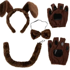 Spooktacular 5pcs Puppy Halloween Costume Accessories -