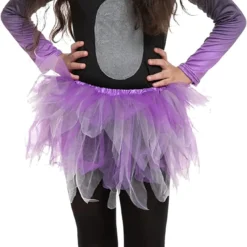 Spooktacular Girls Cat Tutu Skirt Halloween Costume - Kid Halloween Costumes 13 Spooktacular Girls Cat Tutu Skirt Halloween Costume - Kid Halloween Costumes -Halloween Costumes Sales 2022 Purple Black Tutu Cat Costume Cosplay Child 3