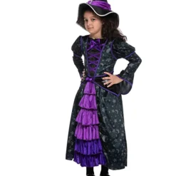 Spooktacular Girls Purple Witch Stars and Moon Halloween Costume - Group Costumes 11 Spooktacular Girls Purple Witch Stars and Moon Halloween Costume - Group Costumes -Halloween Costumes Sales 2022 Purple Witch Costume with Stars and Moon Skirt Design Child 4