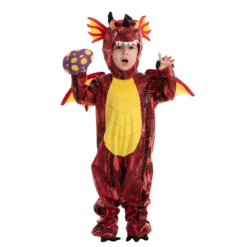 Spooktacular Kids Red Dragon Halloween Costume - Kid Halloween Costumes -Halloween Costumes Sales 2022 Red Dragon Costume Child 4 result 1