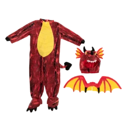 Spooktacular Kids Red Dragon Halloween Costume - Kid Halloween Costumes -Halloween Costumes Sales 2022 Red Dragon Costume Child 6 result 1