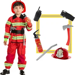 Spooktacular Kids Fireman Halloween costume - Kid Halloween Costumes