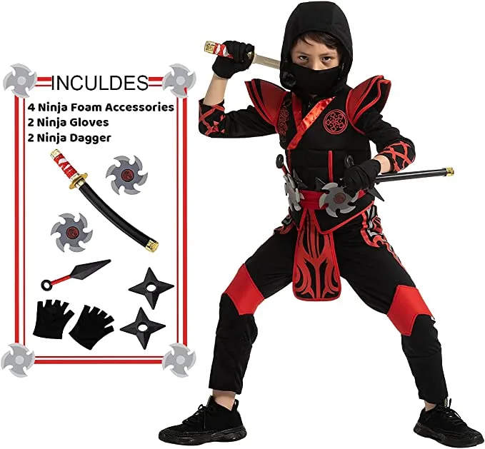 Spooktacular Child Onesie Ninja Halloween Costume - Group Costumes 5 Spooktacular Child Onesie Ninja Halloween Costume - Group Costumes - Image 3