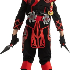 Spooktacular Child Onesie Ninja Halloween Costume - Group Costumes 12 Spooktacular Child Onesie Ninja Halloween Costume - Group Costumes -Halloween Costumes Sales 2022 Red Ninja Costume for Boys Cosplay Child 4