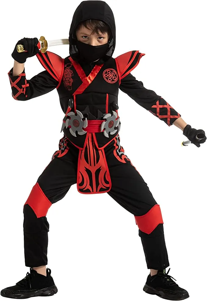 Spooktacular Child Onesie Ninja Halloween Costume - Group Costumes 6 Spooktacular Child Onesie Ninja Halloween Costume - Group Costumes - Image 4