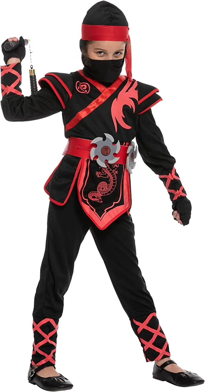 Spooktacular Girls Birdy Red Ninja Halloween Costume - Kid Halloween Costumes 8 Spooktacular Girls Birdy Red Ninja Halloween Costume - Kid Halloween Costumes - Image 6