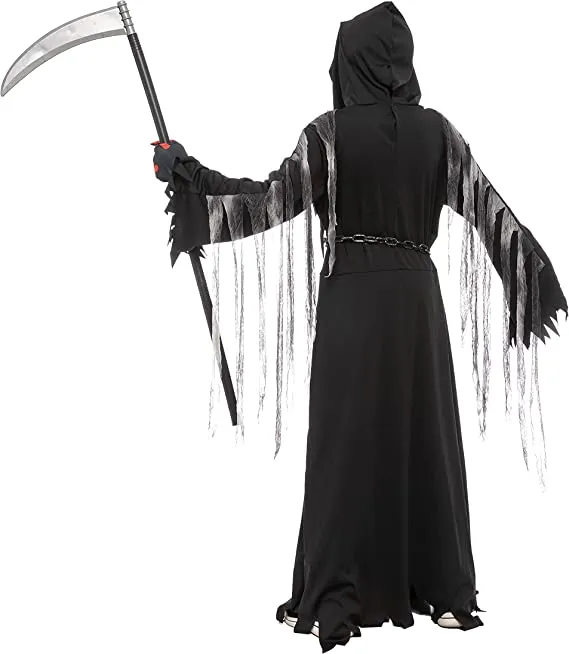 Spooktacular Boys Red Skull Grim Reaper Halloween Costume - Kid Halloween Costumes 7 Spooktacular Boys Red Skull Grim Reaper Halloween Costume - Kid Halloween Costumes - Image 5