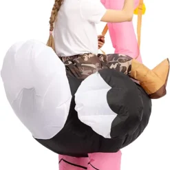 Spooktacular Child Inflatable Ostrich Rider Costume - Group Costumes -Halloween Costumes Sales 2022 Ride On Ostritch Inflatable Costume Child 5