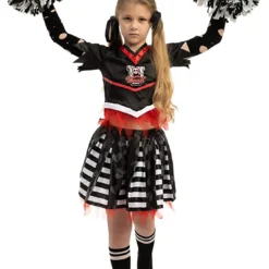 Spooktacular Girls Dead Cheerleader Halloween Costume - Kid Halloween Costumes -Halloween Costumes Sales 2022 Royal Vampire Costume Cosplay Child 4