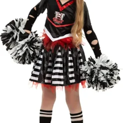 Spooktacular Girls Dead Cheerleader Halloween Costume - Kid Halloween Costumes -Halloween Costumes Sales 2022 Royal Vampire Costume Cosplay Child 7