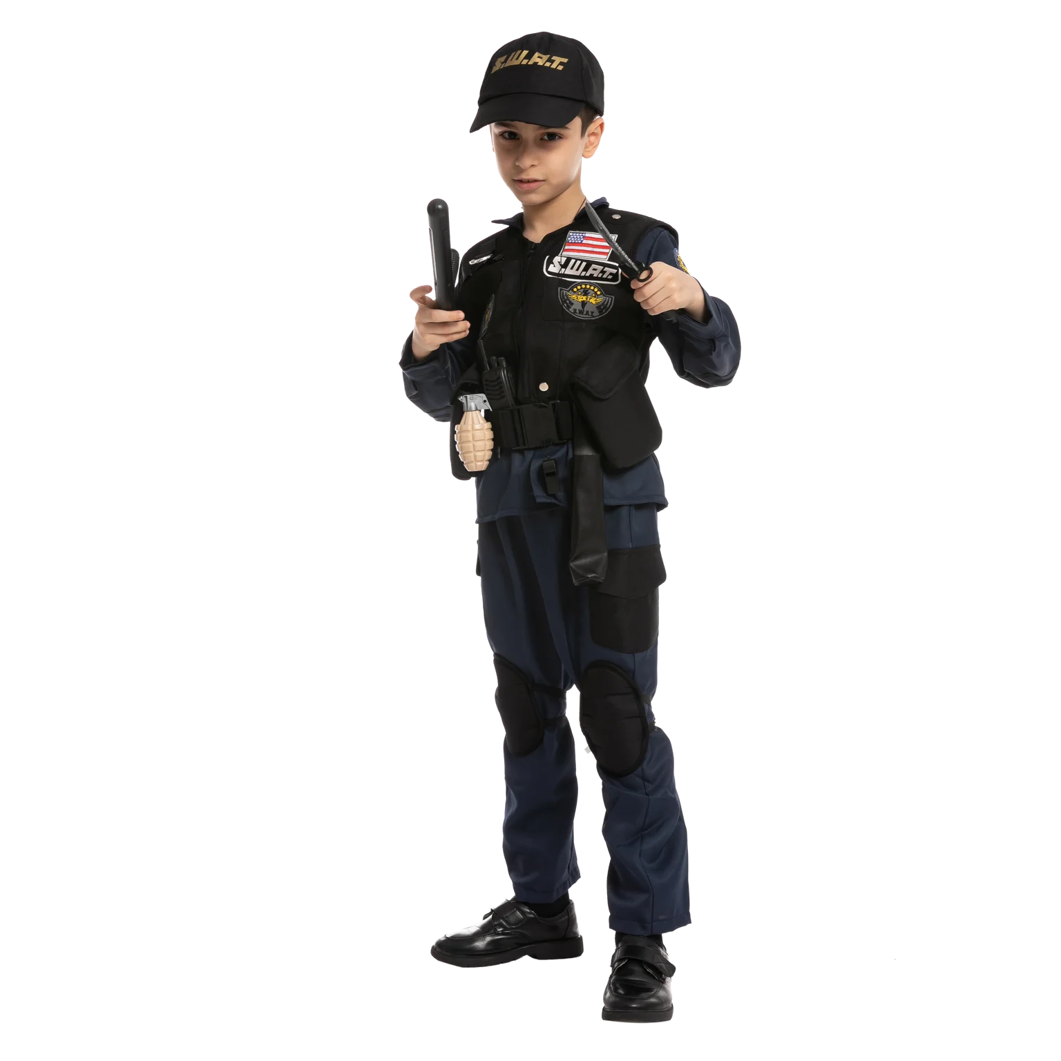 Spooktacular Kids Police SWAT Halloween Costume - Kid Halloween Costumes 3 Spooktacular Kids Police SWAT Halloween Costume - Kid Halloween Costumes