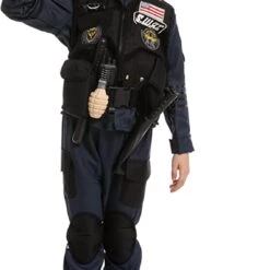 Spooktacular Kids Police SWAT Halloween Costume - Kid Halloween Costumes 13 Spooktacular Kids Police SWAT Halloween Costume - Kid Halloween Costumes -Halloween Costumes Sales 2022 SWAT Police Costume Role Play Cosplay Child 2