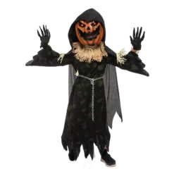 Spooktacular Child Wicked Pumpkin Head Costume - Kid Halloween Costumes