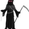 Spooktacular Child Red Glowing Eyes Reaper Halloween Costume - Kid Halloween Costumes -Halloween Costumes Sales 2022 Scary Reaper Ghost Costume Child 1
