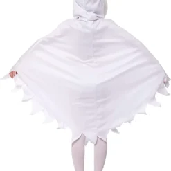 Spooktacular Child Scary Smiling Ghost Dress Halloween Costume - Kid Halloween Costumes -Halloween Costumes Sales 2022 Scary Smiling Ghost Dress with Hood Child 7