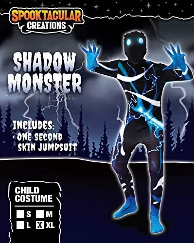 Spooktacular Child Second Skin Shadow Monster Costume - Kid Halloween Costumes 6 Spooktacular Child Second Skin Shadow Monster Costume - Kid Halloween Costumes - Image 4