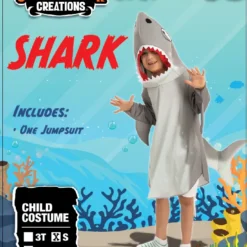Spooktacular Kids Shark Halloween Costume - Kid Halloween Costumes -Halloween Costumes Sales 2022 Shark Costume Child 2