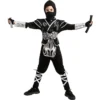 Spooktacular Silver Dragon Ninja Costume - Child - Group Costumes -Halloween Costumes Sales 2022 Silver Dragon Ninja Costume Child 6
