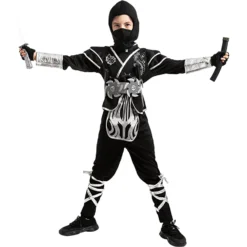 Spooktacular Silver Dragon Ninja Costume - Child - Group Costumes