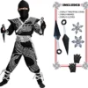 Spooktacular Kids Silver Dragon Ninja Halloween Costume - Group Costumes -Halloween Costumes Sales 2022 Silver Ninja Dragon Halloween Costumes Child 1 result