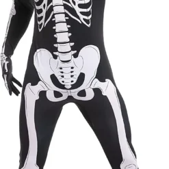 Spooktacular Men Skeleton Halloween Costume - Group Costumes -Halloween Costumes Sales 2022 Skeleton Bodysuit Costume Adult 3