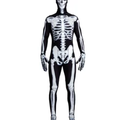 Spooktacular Mens Second Skin Skeleton Halloween Costume - Group Costumes