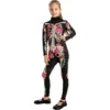 Spooktacular Girls Floral Skeleton Halloween Costume - Group Costumes 1 Spooktacular Girls Floral Skeleton Halloween Costume - Group Costumes -Halloween Costumes Sales 2022 Skeleton Floral Jumpsuit Child 5