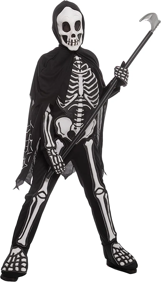 Spooktacular Skeleton Jumpsuit Costume - Child - Kid Halloween Costumes 6 Spooktacular Skeleton Jumpsuit Costume - Child - Kid Halloween Costumes - Image 4