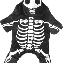 Spooktacular Skeleton Halloween Costume for Cats and Dogs - Pet Costumes -Halloween Costumes Sales 2022 Skeleton Pet Costume 3