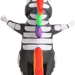Spooktacular Adult Inflatable Unicorn Costume - Group Costumes -Halloween Costumes Sales 2022 Skeleton Unicorn Full Body Inflatable Costume Adult 1 结果