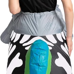 Spooktacular Adult Inflatable Skeleton Unicorn Ride on Costume - Group Costumes -Halloween Costumes Sales 2022 Skeleton Unicorn Ride On Inflatable Costume Adult 5