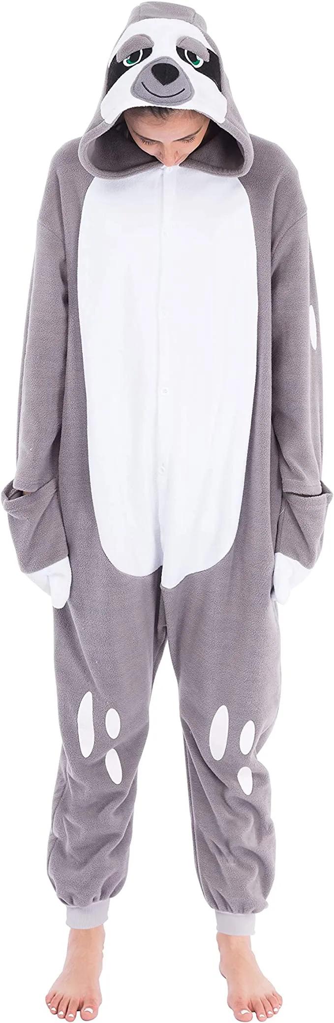 Spooktacular Adult Sloth Plush Halloween Costume - Group Costumes 5 Spooktacular Adult Sloth Plush Halloween Costume - Group Costumes - Image 3