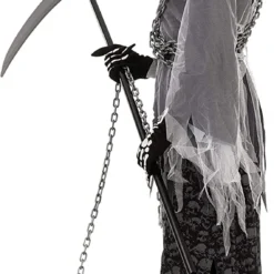 Spooktacular Kids Grim Reaper Halloween Costume with Glowing Eyes - Kid Halloween Costumes -Halloween Costumes Sales 2022 Soul Taker Reaper with Glowing Eyes Costume Child 2 result