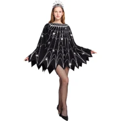 Halloween Costumes Sales 2022 31 Spooktacular Womens Spider Web Dress Halloween Costume - Group Costumes
