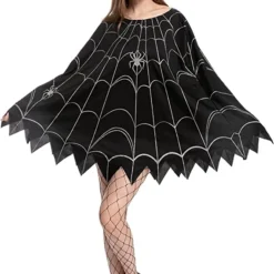 Halloween Costumes Sales 2022 -Halloween Costumes Sales 2022 Spider Web Poncho Costume Cosplay Adult 5 结果