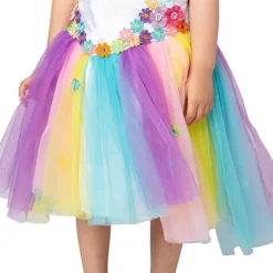 Spooktacular Girls Unicorn Princess Halloween Costume - Kid Halloween Costumes -Halloween Costumes Sales 2022 Spooktacular Creations Unicorn Princess Pageant Flower Girl Tutu Dress Rainbow Skirt with Headband and wings for Kids 5